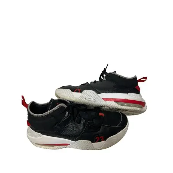 Sze 10.5 Men Nike Jordan Stay Loyal 2 Black White Red Jumpman Basketball Sneaker - Picture 5 of 11